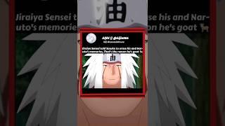 Jiraiya Sensei know everything thats why he is a legend 