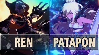 GBVSR Ren Seox Vs Patapon Zooey  High Level Gameplay.