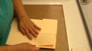 Pt. 1 Tutorial for Slender File Folder Journal