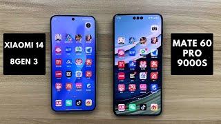 Xiaomi 14 VS Huawei Mate 60 Pro  SPEED COMPARISON