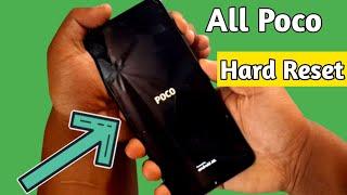 All Poco Hard Reset Without password MiUi 12Remove pin pattern password 2021 without pc