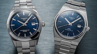 Two of the BEST Swiss Automatic Watches Under $1000 Tissot Gentleman vs. Tissot PRX
