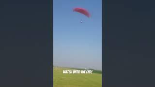 First Flight & Crash of an Electric Paramotor