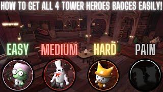 How To Get All 4 Tower Heroes Badges In DOORS Easily DOORS