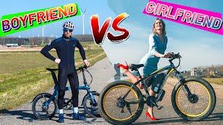 Elite Cyclist VS Girlfriend Racing CHINESE E-Bikes