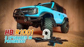 Rc cars  hb r1001 bronco 3upgrades in progress.  hb r1001 bronco 3가지 업그레이드 진행