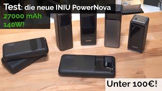 INIU Power Bank 27000mAh 140W im Test INIUs erste echte Flaggschiff Powerbank