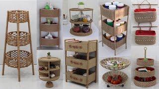 10 Storage Organizer Racks from Waste Materials  Jute Craft Ideas