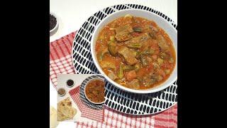 Egyptian Bamayaokra with meat