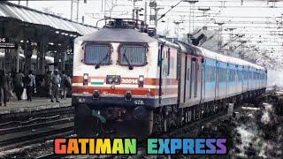 The fastest 160 kmph Gatiman Express in full action• High speed skips and Overtakes