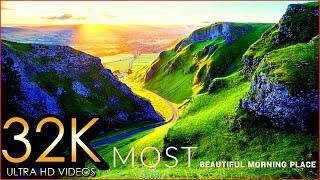 The Most Beautiful Morning Place In 32k Video Ultra HD 240fps  Relaxing Music Lens - Bobby Richards