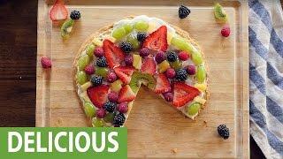 Sugar cookie fruit pizza recipe