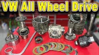 How Haldex AWD All Wheel Drive Works  Teardown and inspection