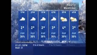 TWN  Local Forecast  March 31st 2019