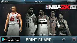 NBA 2K18 ANDROID GAMEPLAY