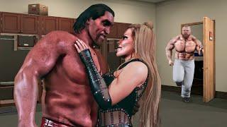 GREAT KHALI & NATALYA MISTAKENLY CROSS BEAST LESNAR  WWE 2K19 Universe Mods Custom Story