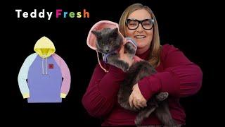 Teddy Fresh Color Block Pet Hoodie Fit Check