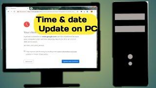 How to fix time&date on computer & laptopChange time & date permanently on Windows7810....2019