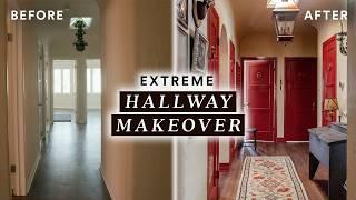 EXTREME HALLWAY MAKEOVER *From Basic to BOLD* Historic 1929 Spanish