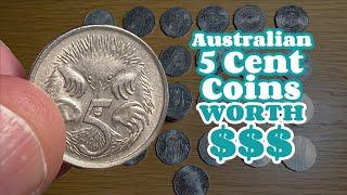 AUSTRALIAN 5c COINS TO LOOK FOR WORTH MONEY $$$ 2024 5c Coins
