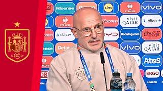 SELECCION ESPAÑOLA  Rueda de Prensa Luis de la Fuente sobre el desafío de FRANCIA  EURO 2024