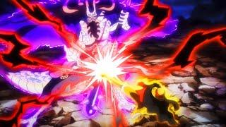 One Piece Ep 1063  luffy hits kaido with rock gun  EnglishSub