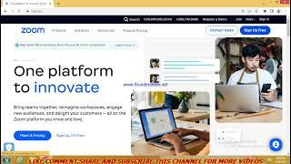 How to Create Account on ZOOM