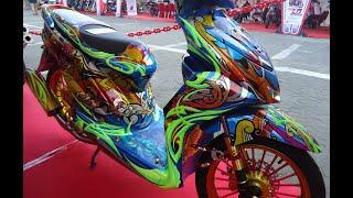 Modifikasi Honda Beat Keren Airbrush Full Body Contest