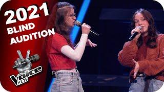 Julia Michaels - Issues Alicia & Jasmina  The Voice Kids 2021  Blind Auditions