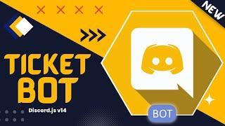 NEW How to make Discord Bot + Ticket System + 247 Online