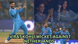 Virat Kohli Wicket During India Vs Netherlands In World Cup  Virat Kohli Bowling Video