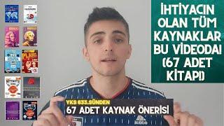 TYT KOLAYDAN ZORA TÜM DERSLER KAYNAK ÖNERİSİ   EN İYİLER BURADA   #yks #tyt