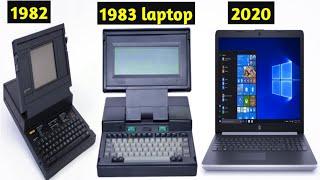 Evolution of laptops 1982 - 2020  History of Laptops Documentary video