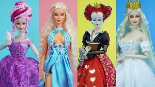 Stunning Makeover Transformation of Barbie  Barbie Hairstyles and Dress  Wig Dress Faceup & More