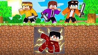 CAÇADORES vs SUPER HEROI no Minecraft ‹‹ P3DRU ››