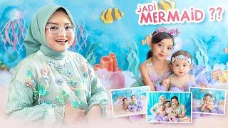 BUNDA ANTER LEIKA & LEXIE FOTO JADI MERMAID DI SKRATA  PERTAMA KALI ADIK BAYI LEXIE BISA DUDUK