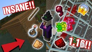 INSANE 1.19 WITCH FARM EASY MINECRAFT BEDROCK PS4 XBOX WINDOWS 10 PE SWITCH