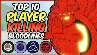 Top 10 BEST Bloodlines for PVP in Shindo Life  Shindo Life Bloodline Tier List