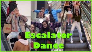 Dancing in Public on the Escalator TikTok Compilation  Shakira Hips Don’t Lie  Viral Dance Videos