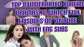 8 Best Underrated korean dramas with eng subs to watch on youtube  #video #youtube