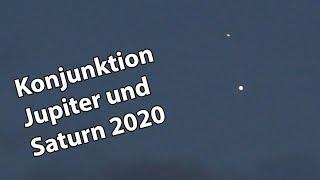 Konkunktion Jupiter und Saturn 2020 -