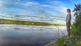 ЛОВЛЮ РЫБУ НА САЛО. РЫБАЛКА НА ДОНКИ. Вечер на реке. Russian fishing