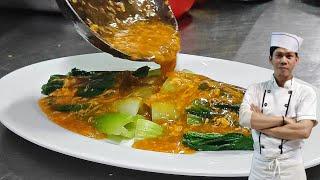 Resep Pakcoy saos kepiting  restaurant style  ala nanang kitchen