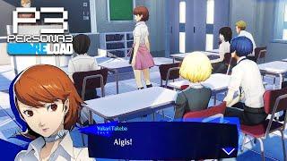 Yukari jealous of Aigis as she sits next to P3MC Makoto  Persona 3 Reload