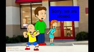 Caillou and Rosie destroy chuck e cheeses