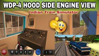 INDIAN TRAIN SIMULATOR WDP-4 HOOD SIDE ENGINE  NEW UPDATE  WDP-4 HOOD SIDE  TRAIN SIMULATOR