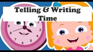 Learn to Read Tell Write Time CLOCKS Common Core Math