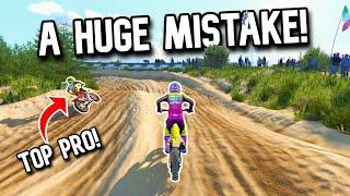 RACING PROS IN 3RD PERSON IS SKETCHY IN MX BIKES