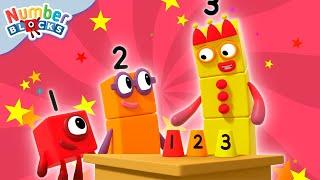 One Two Three  Full Episode - S1 E5  Numberblocks Level 1 - Red 