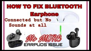 How to fix Bluetooth earphoneearpuds issue - Infinix Air1 pro not working - No sounds no problem